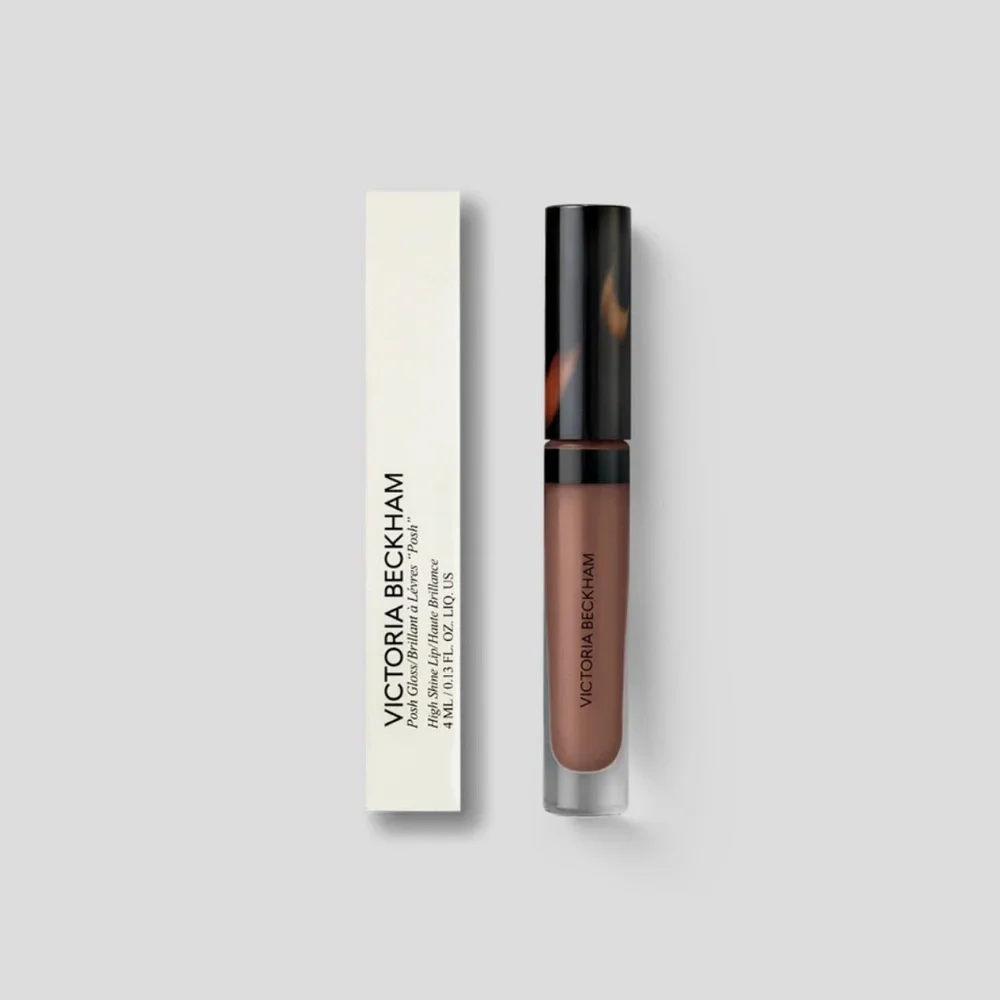 Victoria Beckham Posh Gloss In Poolside New In The Box Brown Neutral Lip Gloss
